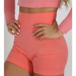 Nikkifont Activewear Coral Duo Biker Shorts